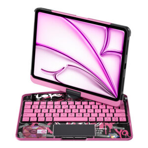 360° Rotatable iPad Keyboard Case